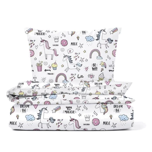 Комплект постельного белья Cosas Unicorn Sweet 2 пр. подростковый 155х215 см (UnicornSweet_155_2): Тип постельный комплект