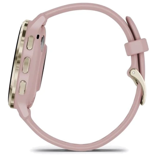 Смарт-часы Garmin Venu 3S Soft Gold Stainless Steel Bezel with Dust Rose Case and Silicone Band (010-02785-03): Фитнес-функции Подсчет калорий, Альтиметр, GPS-модуль, Пульсоксиметр, Шагомер, Пульсометр