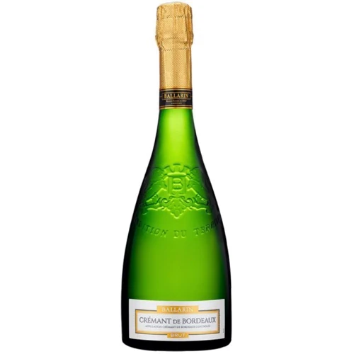 Вино игристое Vignerons Catalans Ballarin Crémant de Bordeaux Blanc Brut Bordeaux AOC, белое сухое, 0.75л 12% (PRV3504300000458)