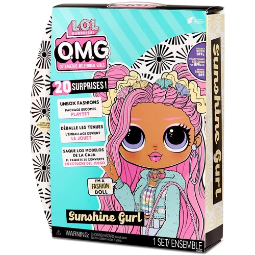 Игровой набор с куклой L.O.L. Surprise! серии O.M.G. S5 – Солнечная Леди (с аксессуарами) фото 4