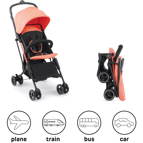 Прогулочная коляска Kinderkraft Mini Dot Coral (KKWMINICRL0000): Тип коляски прогулочная