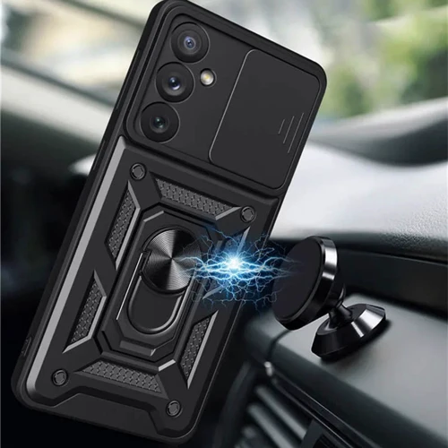Аксессуар для смартфона Mobile Case Camshield Serge Ring Black for Samsung A356 Galaxy A35: Пленка в комплекте нет