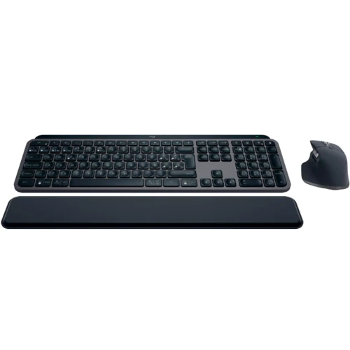 Комплект беспроводной Logitech MX Keys S Plus Palmrest Wireless UA Graphite (920-011614)