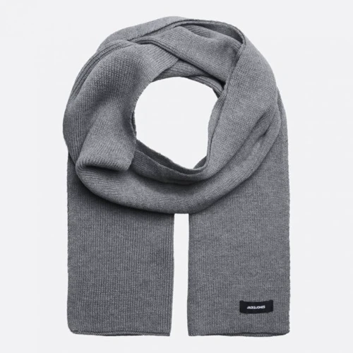 Чоловічий шарф Jack & Jones сірий меланж (12098582)