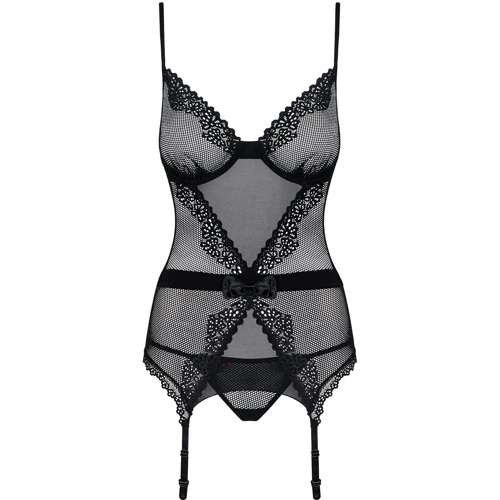 Эротичный комплект Obsessive Lustella corset, S/M