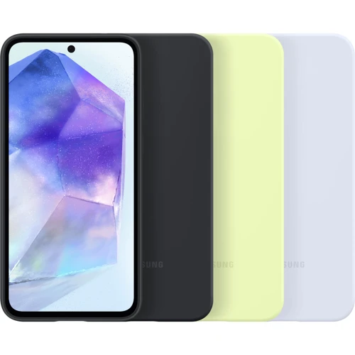 Аксессуар для смартфона Samsung Silicone Case Black (EF-PA556TBEGWW) for Samsung A556 Galaxy A55: Пленка в комплекте нет