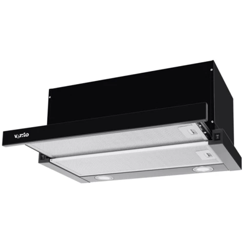 Вытяжка Ventolux GARDA 60 BK (1000) LED: Рекомендуемая площадь помещения (при высоте 2,7 м), м² более 28.5