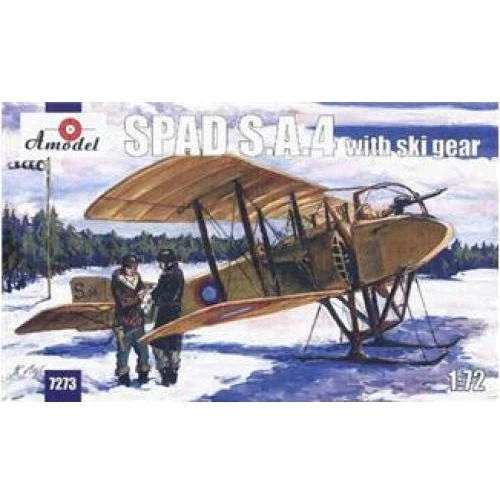Модель Amodel Французький винищувач-біплан на лижному шасі (AMO7273)