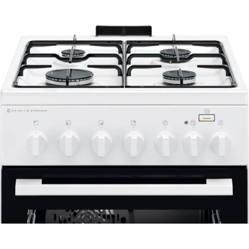 Плита комбинированная Electrolux LKK560011W: Тип варочной поверхности газовая