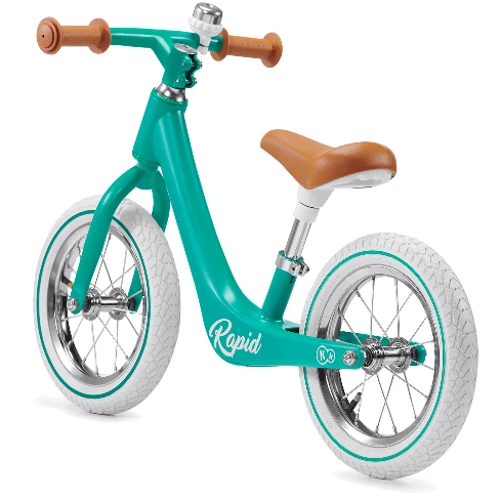 Беговел Kinderkraft Rapid Midnight Green (KKRRAPIGRE0000): Колеса надувные