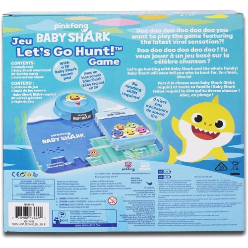Настольная игра Baby Shark с фишками: Вид для веселой компании