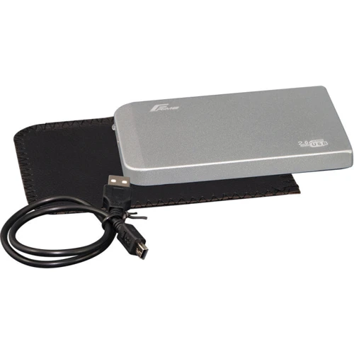 Аксесуар для накопичувача Frime SSD / HDD 2.5 "USB2.0 Silver SATA (FHE61.25U20): Тип аксесуара зовнішній кишеню