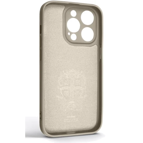 Чохол для iPhone ArmorStandart Icon Ring Stone для iPhone 14 Pro (ARM68714): Колір бежевый