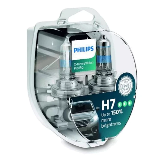 Лампа галогенная Philips H7 X-tremeVision Pro150 +150% 55W 12V 12972XVPS2