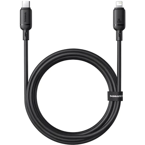 Кабель Baseus Cable USB-C to Lightning Silky Series 20W 2m Black (P10377700113-01): Тип USB-C - Lightning