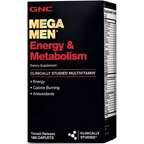 GNC Mega Men Energy & Metabolism 180 caps / 90 servings