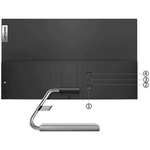 Монітор Lenovo Q27q-20 (66EFGAC3UA): Роз'єми DisplayPort, HDMI