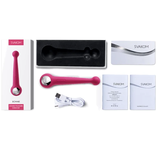 Svakom - Bonnie Dual Motor Vibrator вибромассажер, 19.9x4.8 см