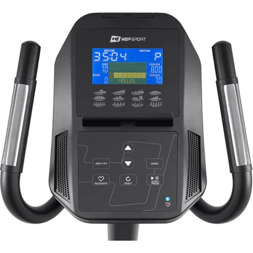 Велотренажер Hop-Sport HS-100H Solid серый iConsole + мат