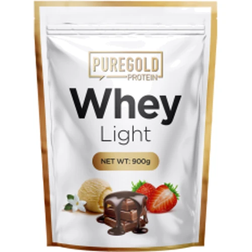 Протеин Pure Gold Protein Whey Light 900 g/30 servings/Strawberry