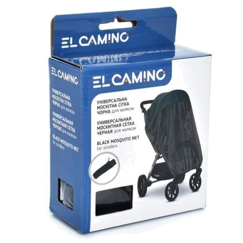 Москитная сетка El Camino ME 1062 Black универсальная для коляски Черная (ME 1062 Black EL CAMINO): Тип аксессуара москитные сетки