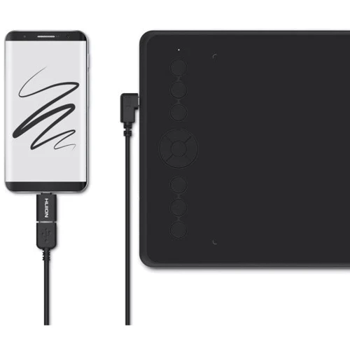 Графический планшет Huion Inspiroy Ink H320M + перчатка: Multitouch Нет