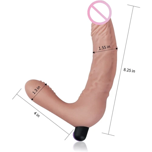 Безремневой страпон с вибрацией LoveToy Rechargeable IJOY Strapless Strap-on