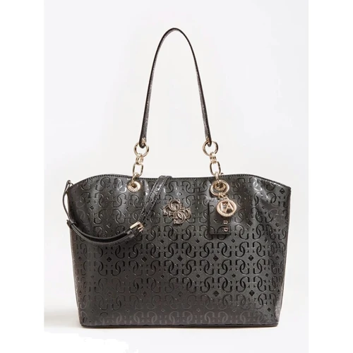 Женская сумка тоут Guess Chic Shine Tote черная (HWSG7746230-BLA)