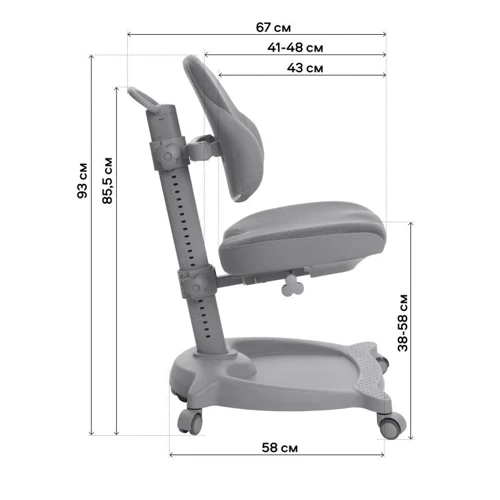 GT Racer C-1011 Orthopedic Gray фото 8