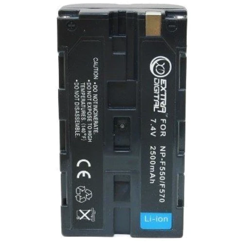 Extradigital для Sony NP - F550, Li - ion, 2500 mAh (BDS2649): Тип Li-Ion