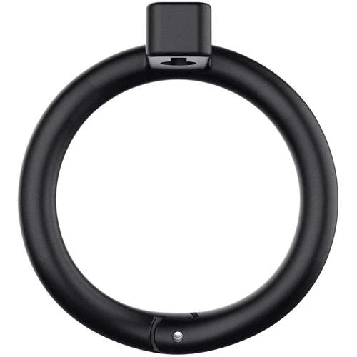 Клетка для пениса LOCKINK SEVANDA Plastic Penis Chastity Cage, черная, 3 кольца разных размеров