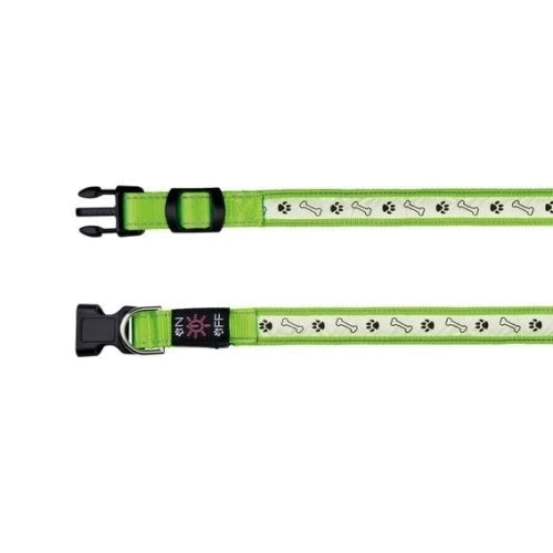 Нашийник Trixie Illuminous USB для собак світловідбиваючий M-L 40-50 см x 25 мм зелений (4011905130767): Тип електронні