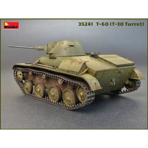 Сборная модель MiniArt Советский легкий танк Т-60 (башня Т-30) с интерьером (MA35241) фото 12
