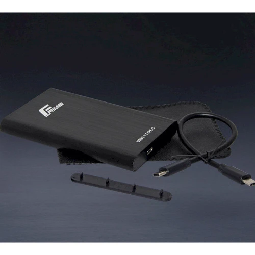 Аксессуар для накопителя Frime SATA HDD/SSD TYPE C (USB3.1) Black (FHE10.25U31): Тип аксессуара Внешний карман