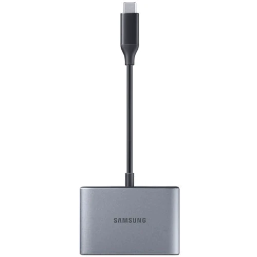 Адаптер Samsung Adapter USB-C to USB-C+HDMI+USB Grey (EE-P3200BJEGWW): Додаткові роз'єми USB OTG, HDMI, USB-C