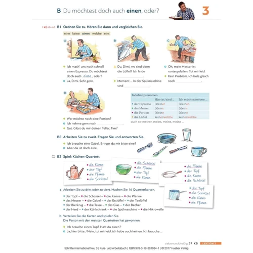 Schritte international Neu 3: Kursbuch und Arbeitsbuch mit Audio-CD фото 7