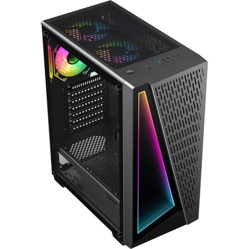 Корпус GameMax Prism: Матеріал передній панелі сталь / закаленное стекло
