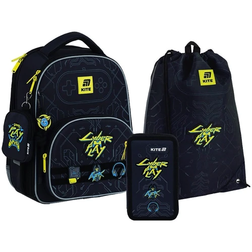 Набор Kite рюкзак + пенал + сумка для обуви 556 Cyber (SET_K25-556M-2)