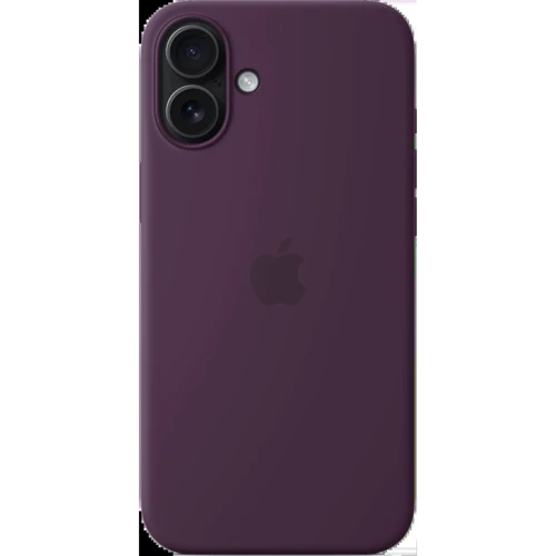 Чехол для iPhone Apple for iPhone 16 Plus Silicone Case with MagSafe Plum (MYYD3) : Материалы Силикон
