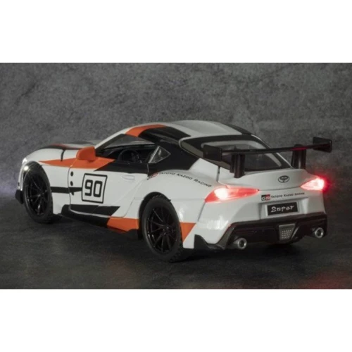 Машина Автопром Toyota Supra 1:32 3 цвета свет, звук (32123)