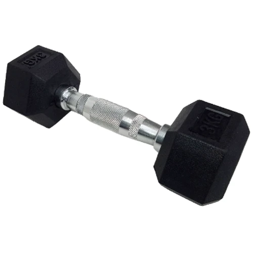 Гантель Housefit DD 6442-3 шестигранна обрезиненная 3кг