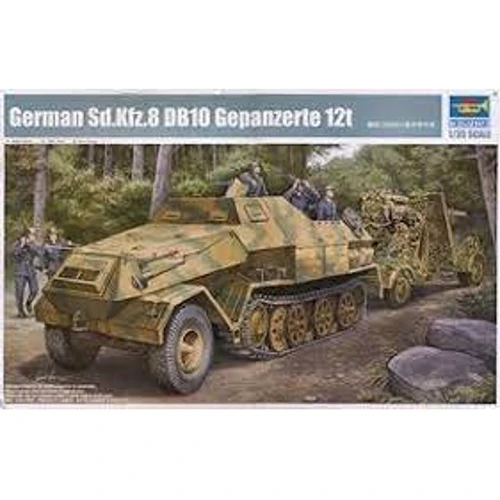 Модель Trumpeter Немецкий бронированный артиллерийский тягач Sd.Kfz.8 Gepanzerte 12t (TR01584)