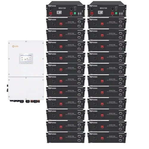 Система хранения энергии Solis S6-EH3P50K-H-HDY112.64K1-LFP 50kW 112.64kWh 2BAT LiFePO4