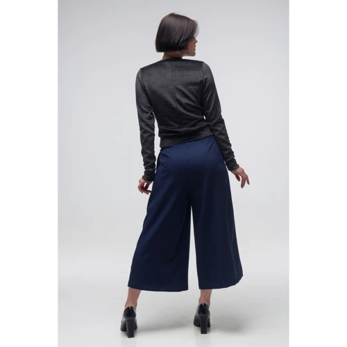 Брюки FLFashion Дебют ТКД 2722 46 синие: Сезон Демисезон