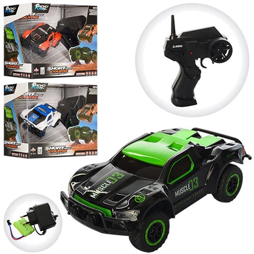 Машинка HB Toys на радіокеруванні HB-DK4301Y маленька (Зелена): Привід Полный
