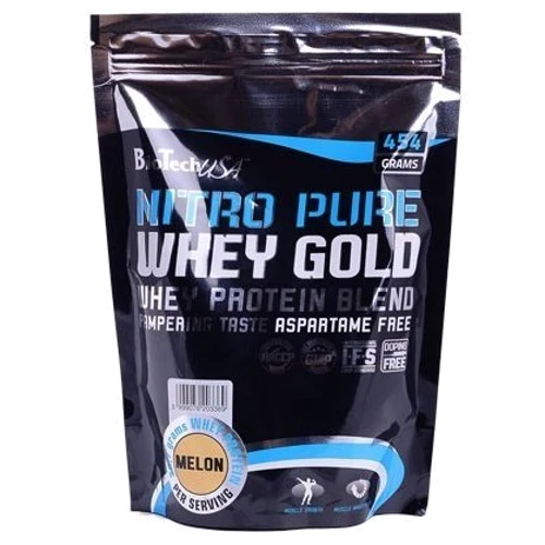 Протеїн BioTechUSA Nitro Pure Whey Gold 454 g /16 servings/ Strawberry