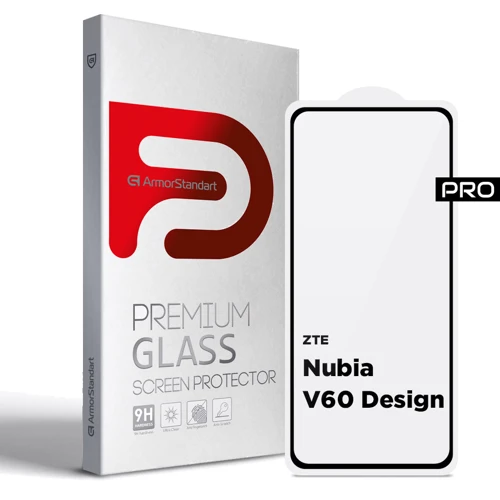 ArmorStandart Tempered Glass Pro Black for ZTE Nubia V60 Design (ARM78906)
