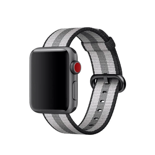Аксесуар для Watch Apple Woven Nylon Band Black Stripe (MQVG2) for Apple Watch 38/40/41mm: Виробник Apple