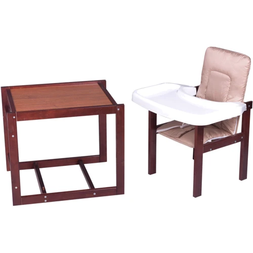 Стульчик- трансформер For Kids Клен-04 темный пластиковая столешница темно-бежевый (622909)