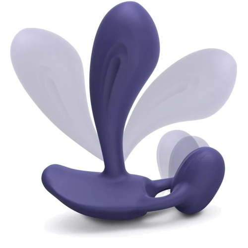 Вибратор Love To Love Witty - Мidnight Indigo, универсальный, точки G + P, пульт ДУ